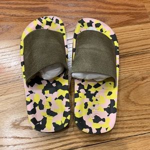 Acne Tania elastic and foam slides